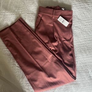 Burnt red tall women’s dress pants